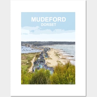 Mudeford Dorset. Christchurch. Travel poster. Gift. Posters and Art